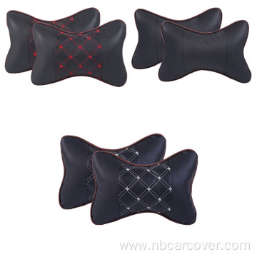 General PU Interior Car Seat Neck Headrest Pillow